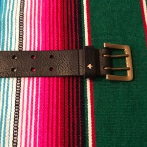 Rag and Bone Double Prong Genuine Leather Belt
